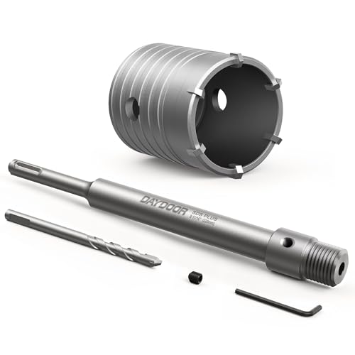 DAYDOOR 2" (50mm) Concrete Hole Saw with SDS Plus Shank - size: 2''
