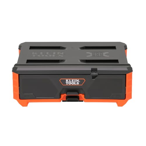 Klein Tools 54844MB MODbox Compact Single Drawer Box Full Width, Tool Storage Drawer with Ball Bearing Slides, Dividers Included, PVC Foam Mat - size: Compact Full Width