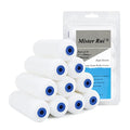 Mister Rui 4 Inch Foam Paint Roller Covers, 10-Pack for Cabinets & Doors - color: 10 Pcs 4" Double-rounded