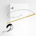iFealClear Universal Metal Toilet Handle Replacement Kit, Front Mount Toilet Tank Flush Lever Handle with Stainless Steel Chain, Solid Brass Toilet Trip Lever Fits Most Toilets, Easy Install, Chrome - color: Chrome, style: Front Mount Design
