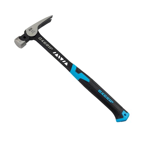 OX Ultrastrike 25 oz Framing Hammer Milled Face, Martillos de Construccion - size: 25-oz, Smooth Face