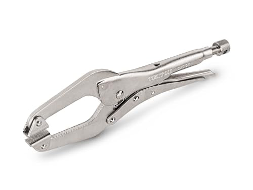TEKTON 11 Inch Swivel Pad Locking Clamp | CLK11011 - size: 11 in., style: Swivel Pad Locking Clamp