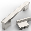 Asidrama 10 Pack 4 Inch(102mm) Brushed Satin Nickel Cabinet Pulls Kitchen Cabinet Handles Satin Nickel Cabinet Pulls Cabinet Hardware for Cupboard Drawer - color: Brushed Satin Nickel, size: 4" Hole Center(102mm)