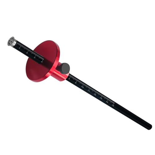 Wheel Marking Gauge, European Style Wheel Marking Gauge Aluminum Alloy Scriber Woodworking Mortise Parallel Scribing Tool Wood Scribe Tool For Carpenter
