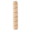 Spiral Grooved Hardwood Dowel Pins | 1/4 X 1-1/2" | Pack of 50 Approx. | Wooden Furniture Dowel Pins for Strong Connection | Furniture Making, Refurbishing or Crafts | UA-415-W - size: 1/4" X 1-1/2"