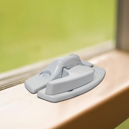 Zinc Sash Lock and Keeper fit for Andersen Sash Lock & Keeper 1968 to Present (White) - color: White