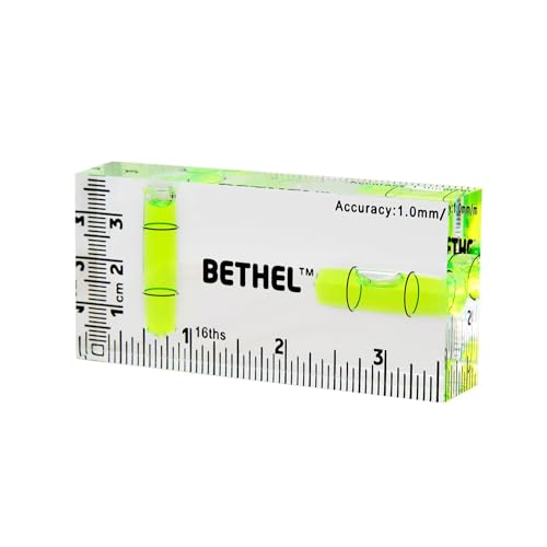 BETHEL Pocket Bubble Level - Mini 90°/180° Spirit Level 95x40x15mm - color: Green