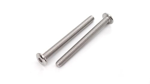 M6 x 65mm Rivet Countersunk Socket Cap Bolts Screws Connecting 304 Stainless Steel - size: 10pcs M6 x 65mm
