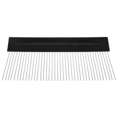 SEWACC Stainless Steel Scarifier - Texture Graining Comb Tool - DIY Wall Paint Scraper for Textured Patterns Plaster Art and Home Decoration Easy to Use