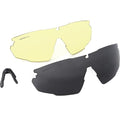 HTS HUNTERSKY Ballistic Tactical Shooting Glasses ANSI Z87+ UV400 Protective Eyewear - color: Gray Yellow