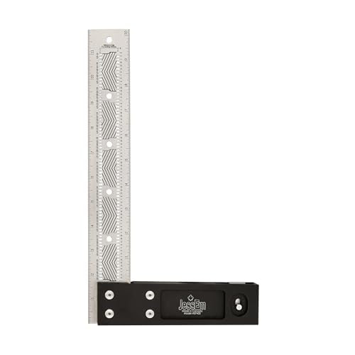 JessEm 12" Precision Woodworking Square - Self-Standing Layout Tool