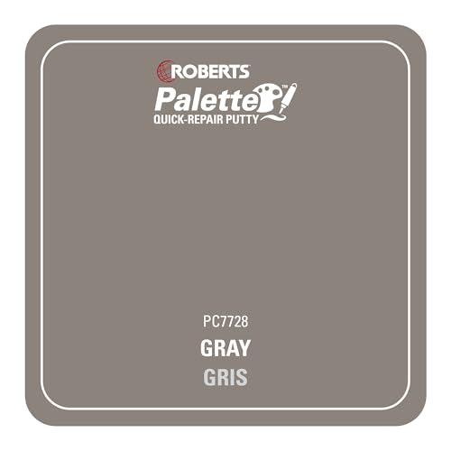 ROBERTS Palette Quick-Repair Putty for Wood, Laminate & Vinyl - Gray - color: Grey