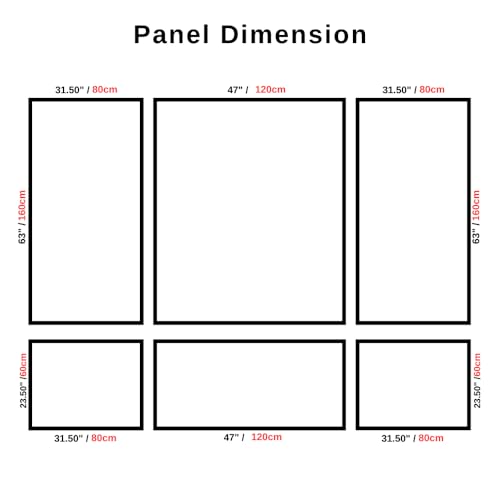 Peel and Stick Wall Molding Kit – Pre Cut Wainscoting Panels, DIY Molding Trim for Walls, Easy Install Accent Wall Kit, Peel and Stick Wainscoting Panels, Wainscoting Panels