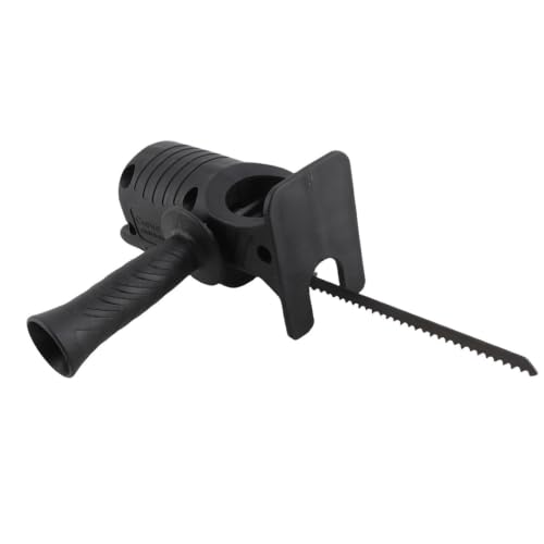 Electric Drill Modified,Reciprocating Saw Attachment Kit Modified Jig Saw for Cordless Drill Modified Jig Saw with 3 Blades for Metal & Wood Cutting
