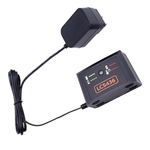 40V Battery Charger LCS436 Compatible with Black and Decker 36V and 40V Max Lithium Battery, Compatible with Black & Decker 40 Volt Charger for LBX2040 LBX1540 LBX2540 LBXR36 LBXR2036