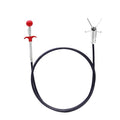 Drain Snake, 61 inch plumbing snake，Sink Snake Drain Clog Remover for Sewer Kitchen Bathroom - style: 61 IN