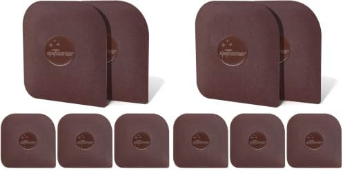 Pan Scraper, 5 Pcs Pot & Dish Scraper Plastic, Sturdy Scraper Kitchen Tool (Pack of 2) - color: Brown, size: 5 Pcs (Pack of 2)