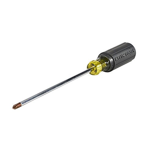 Klein Tools 85742 Screwdriver Set, Made in USA, 3/16 Cabinet and #2 Phillips Precision Machined Tips, Cushion-Grip Handles, Round Shank, 2-Piece - size: One Size, style: 3/16 Cabinet and #2 Phillips