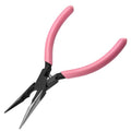 5.5-Inch Needle Nose Pliers with Wire Cutter, 55 Steel Serrated Jaw Precision Long Nose Cutting Pliers, Spring Loaded Soft Grip for Jewelry Making, Electronics Repair, Object Grasping, Crafts - style: Needle Nose Pliers with Wire Cutter