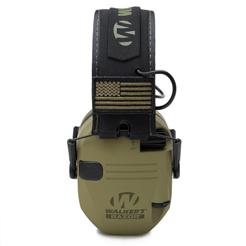 Walker's Razor Slim Electronic Muff - color: Patriot – Odg, size: One Size