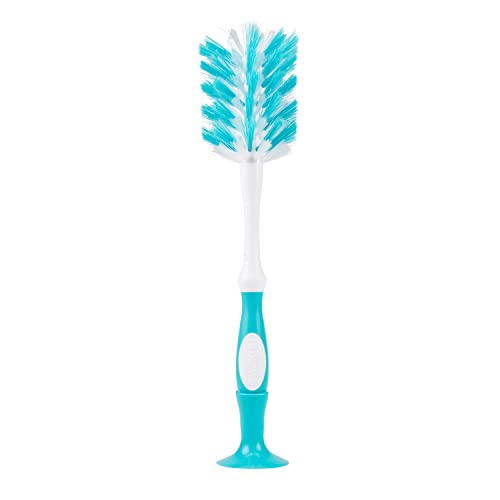 Dr. Brown's Baby Bottle and Nipple Brush Deluxe Cleaner, Soft Touch, and Sponge Brushes, Blue Variety Pack, 3 Count - color: Blue Variety Pack, size: 3-Pack
