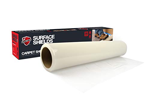 Surface Shields CS24200L Carpet Shield, 24 Inch x 200 feet, Clear - size: 24" x 200'