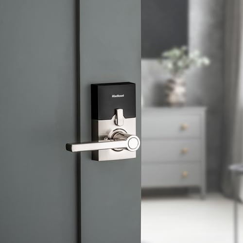 Kwikset 917HFL-15S Smartcode Keypad Electronic with Halifax Lever SmartKey with 6AL Latch and RCS Strike Satin Nickel Finish - color: Satin Nickel