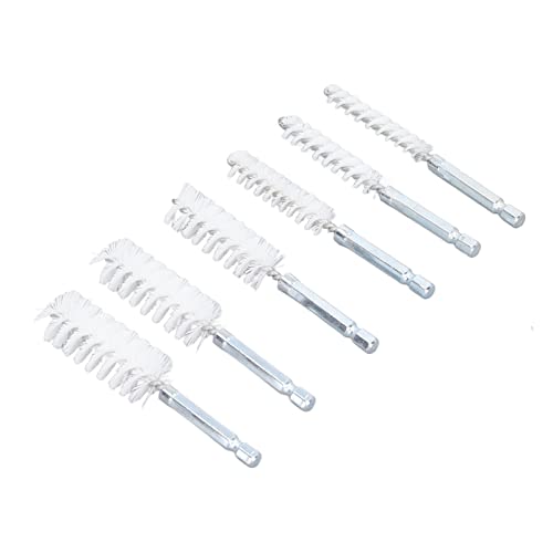 6Pcs Nylon Bore Brush Set, Drill Brush Attachments for Cleaning