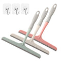 3 Pcs Shower Squeegee for Glass Doors, Car Window Squeegee - color: 3pcs - Beige/Pink/Green
