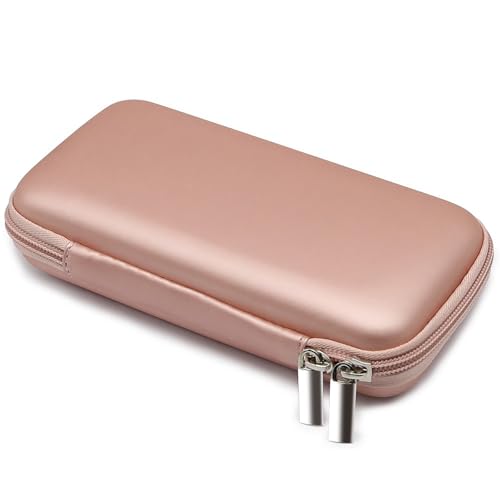 iMangoo Travel Essential Electronics Organizer Charger Case Carrying Pouch - color: Rose Gold, size: Small