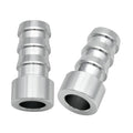 EVIL ENERGY 3/4" Weld On Hose Barb Tail Nipple On Bung Fitting Adapter Natural Aluminum 2PCS - size: 3/4 barb