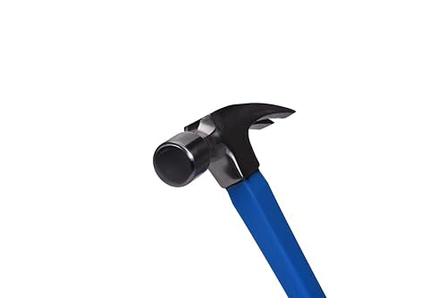 Century Drill & Tool 72246 Fiberglass Hammer, 24 oz., Claw Style: Ripping - size: 24-ounce