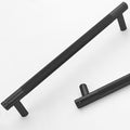 30 Pack 7 1/2 Inch 192 mm Black Cabinet Handles Cabinet Pulls Aluminum Handles Knurled Drawer Pulls Oxidation Finish with Diamond Pattern 8.6" Length (7.5" Hole Center) - color: PBlack, size: 7 1/2 Inch