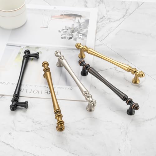 KOOFIZO 30 Pack 3 in Brushed Gold Cabinet Pulls, Gold Drawer Handles P30 - color: Brushed Gold, size: 3" CC - 30Pcs