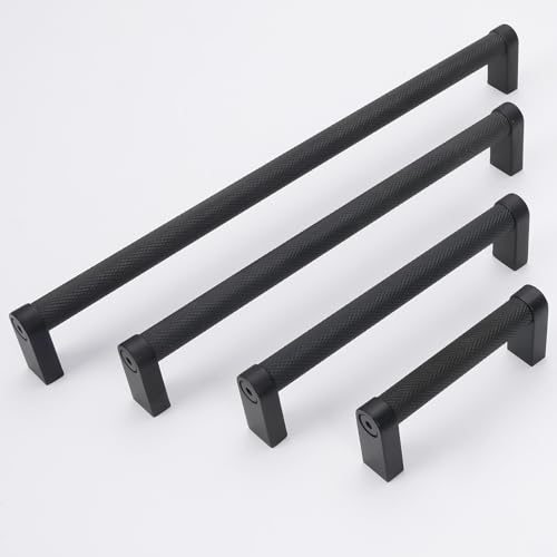 10 Pack 3 Inch(76mm) Matte Black Kitchen Cabinet Handles Cabinet Pulls Black Drawer Pulls Kitchen Cabinet Hardware Handles Dresser Handles - color: Matte Black, size: 3" Hole Center（76mm）