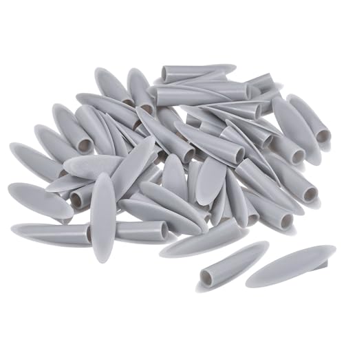 MECCANIXITY 9mm Plastic Pocket Hole Plugs,Wood Plugs for Pocket Hole Jig Working Tool Accessories,Grey Pack of 100 - color: Gray