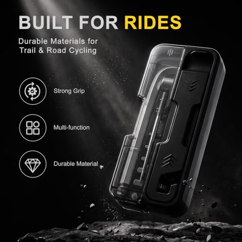 EMERK Bike Tool Kit Portable with L-Wrench, 7 bits & 2 Tire Levers