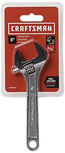CRAFTSMAN Adjustable Wrench, 6-Inch (CMMT81621) - style: 6IN Adjustable Wrench