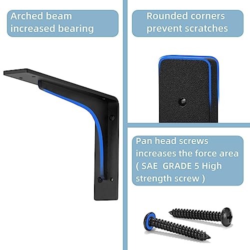 30"x 18"Shelf Brackets,L Shelf Brackets, die-cast Formation, Vertical Angle, Premium Alloy Metal Heavy Duty Shelf Bracket, Corner Brace Joint,Pack of 2. (30 INCH x 18 INCH) - size: 30 INCH x 18 INCH