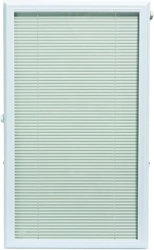 ODL Add On Blinds for Raised Frame Doors - Outer Frame Measurement 22" x 38" - Home Improvement - Easy to Install, Use and Maintain - Innovative Window Shades Behind The Tempered Safety Glass Panels - size: 22"W x 38"H
