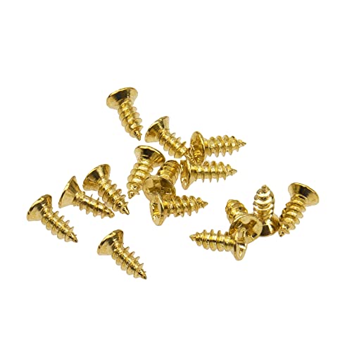 1150Pcs M2 M3 Gold Plate Carbon Steel Small Screws Phillips Flat Head Cross Self Tapping Tiny Screw Cabinet Electronic Accessories Screw DIY Micro Woodworking Mini Screw Assortment Kit