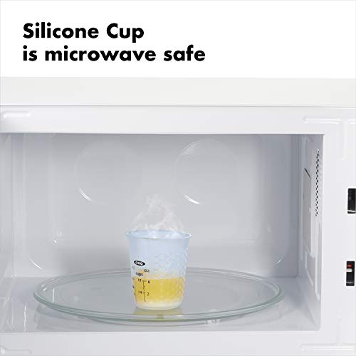 OXO GG MINI SQUEEZE & POUR SILICONE MEASURING CUP - size: Mini, style: Cup