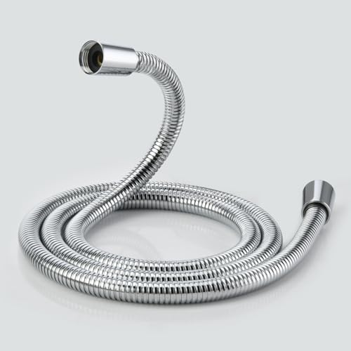 48 Inches 304 Stainless Steel Shower Hose Replacement For Cleaning - color: Chrome, size: 48 Inches