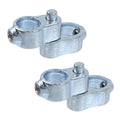2 Sets 3/4" Chain Link Fence Gate Post Hinge,Removable Fence Hinges - size: 3/4"
