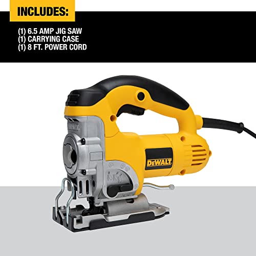 DEWALT DW331KR Heavy-Duty 6.5 Amp Top Handle Jig Saw (Renewed)