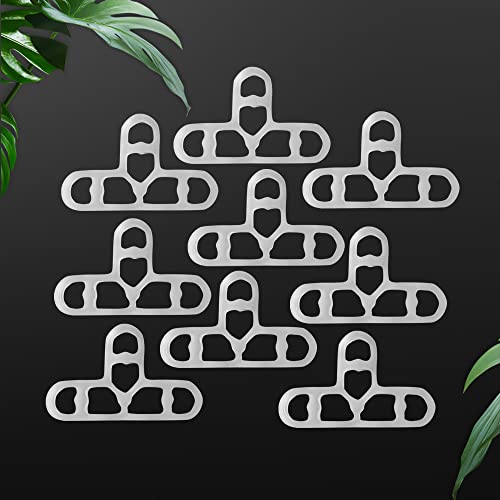 JINYO 10mm 3/8 inch 100pcs Bricklaying Spacer Stone Wall Spacer Brick laying Clips White Black Green Blue colorful Brick Wall Spacer Masory Paving Spacer Mortar Bricklaying Tile Brick Jointing Spacer - color: White