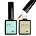 CANNI 2Pcs Matte Gel Top Coat and Base Coat Set- No Wipe Long Lasting Matte Top Coat Gel Nail Polish Kit, Nail Art Starter Manicure Salon DIY at Home - color: Matte & Base