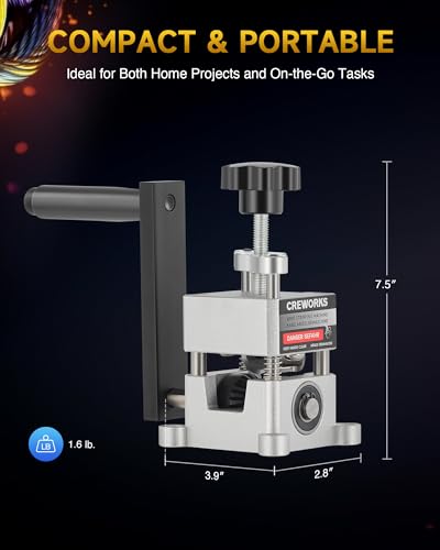 CREWORKS Wire Stripper Machine 0.06"-1" Drill Compatible for Recycling