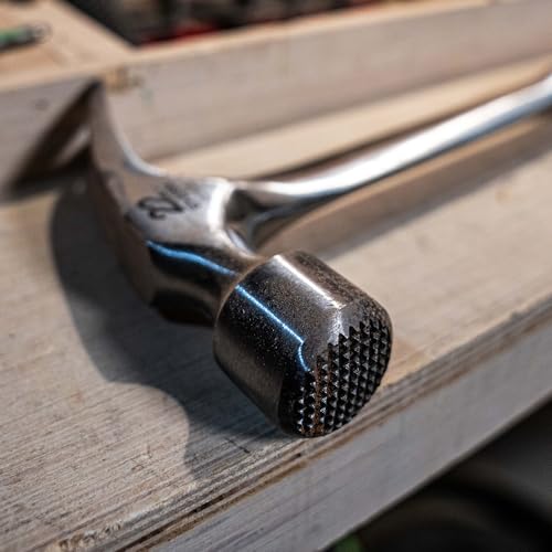 ESTWING Framing Hammer, 22oz Long Handle Straight Rip, Milled Face, E3-22SM - size: 22 oz, style: Milled Face
