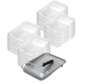 Bates- Paint Tray Set, 9 Inch, 42 pcs, 1x 9 Inch Paint Roller Tray, 40x Disposable Tray Liners & 1x Roller Frame - size: 42 pcs